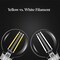 Feit Electric Feit White G25 E26 (Medium) Filament LED Bulb Daylight 60 Watt Equivalence 3 pk G2560950CAWFIL3 - alternate 8